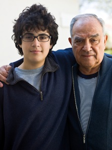 Teen and older man